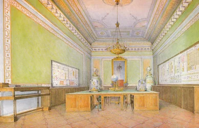 Interiores do Palácio de inverno. Sala de aula (sala de estudo)